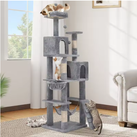 Meowlla™ Cat Tower Multi-Level with Scratch Posts